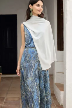 AVA Print Blue Skirt