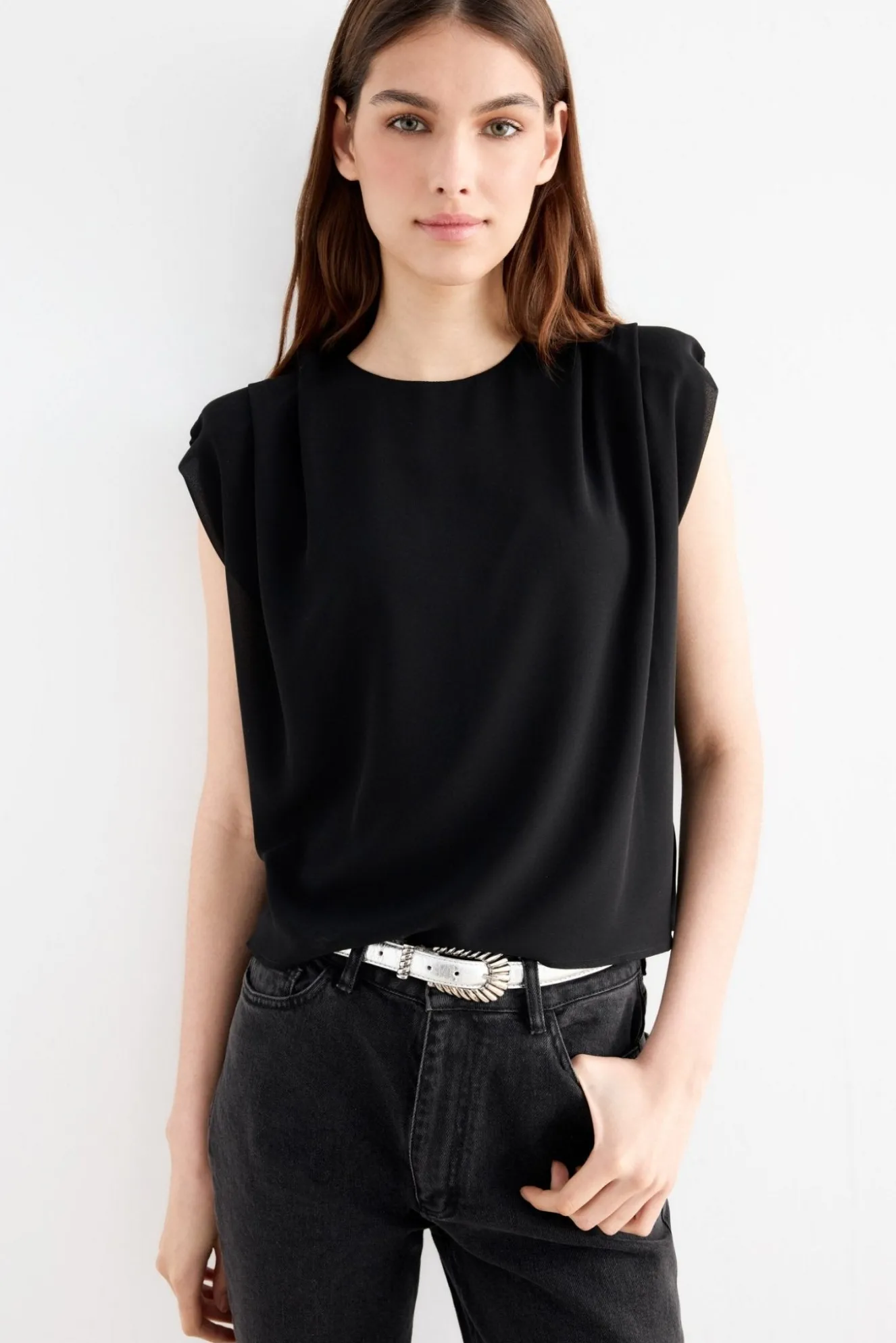 BIRMINGHAM Blouse Black