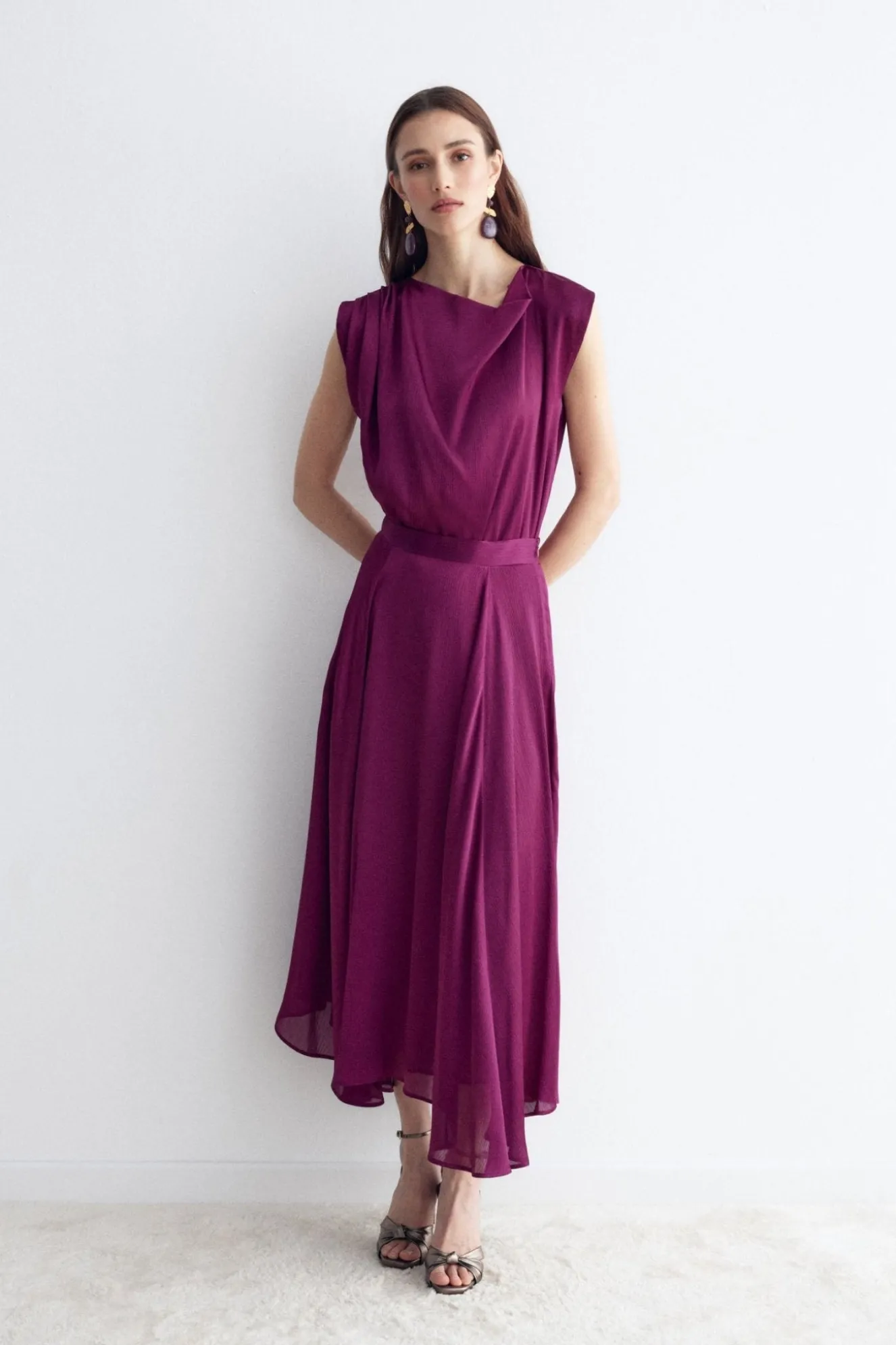 DARYA Grape Blouse