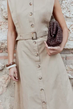 DINAN Beige Dress