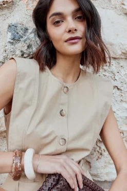 DINAN Beige Dress