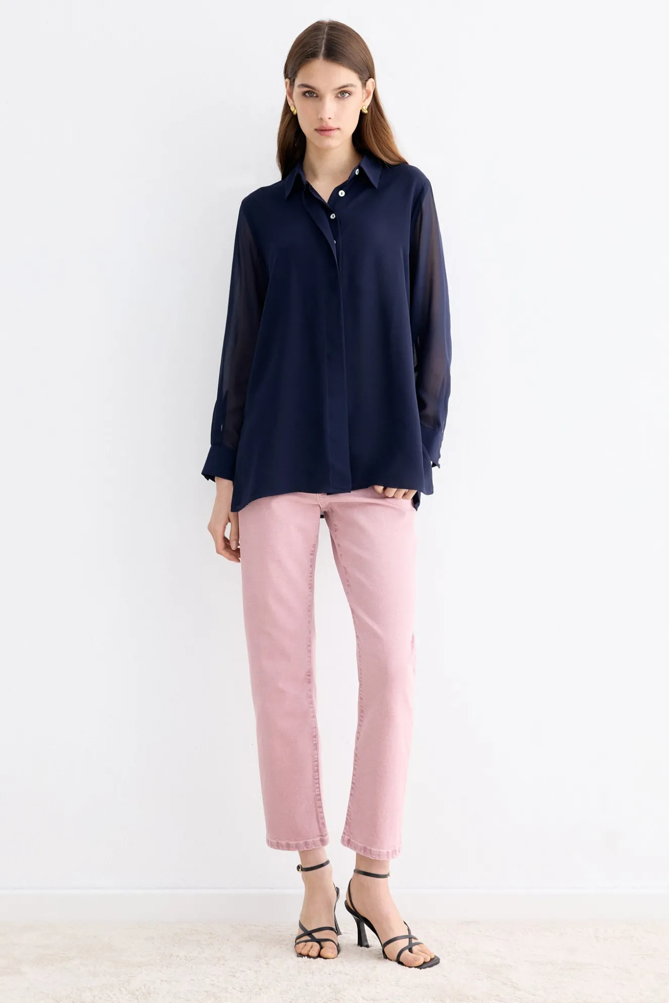 ESENCIA Blouse Blue