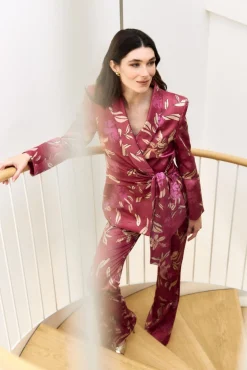 KUME Print Cherry Trousers