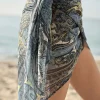 MELINA Print Blue Pareo