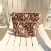 Mini MACAO Print Burnt Toiletry Bag