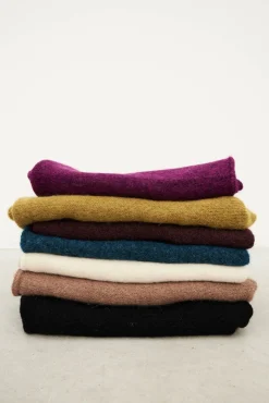MOHAIR Bougainvillea poncho for women - BIMANI