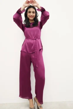 NATUR Trousers Grape