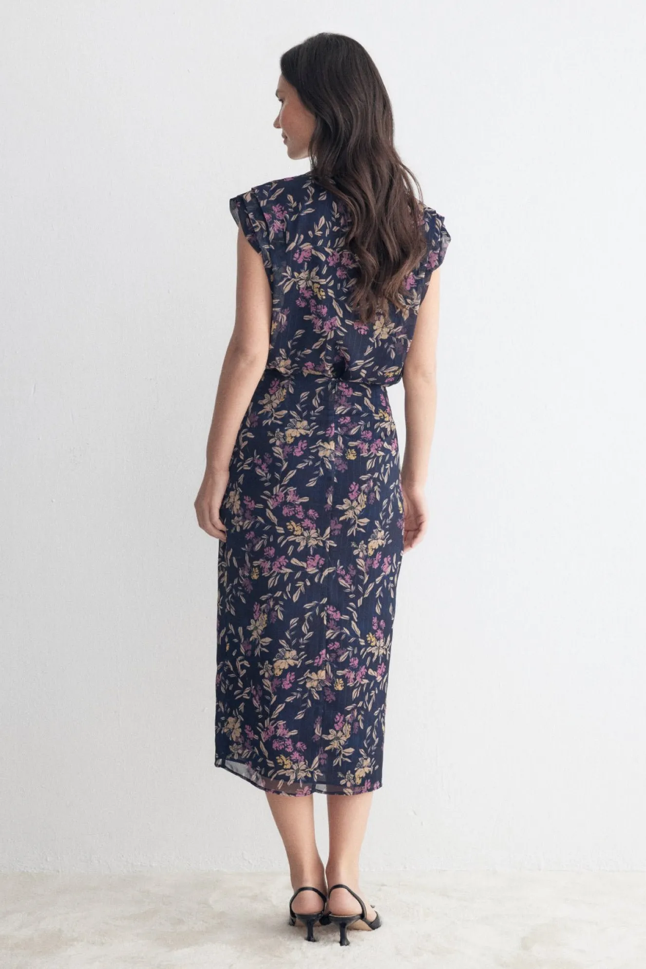OTARU Print Blue Skirt