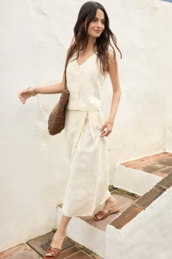 RASSA White Skirt