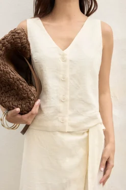 RASSA White Skirt