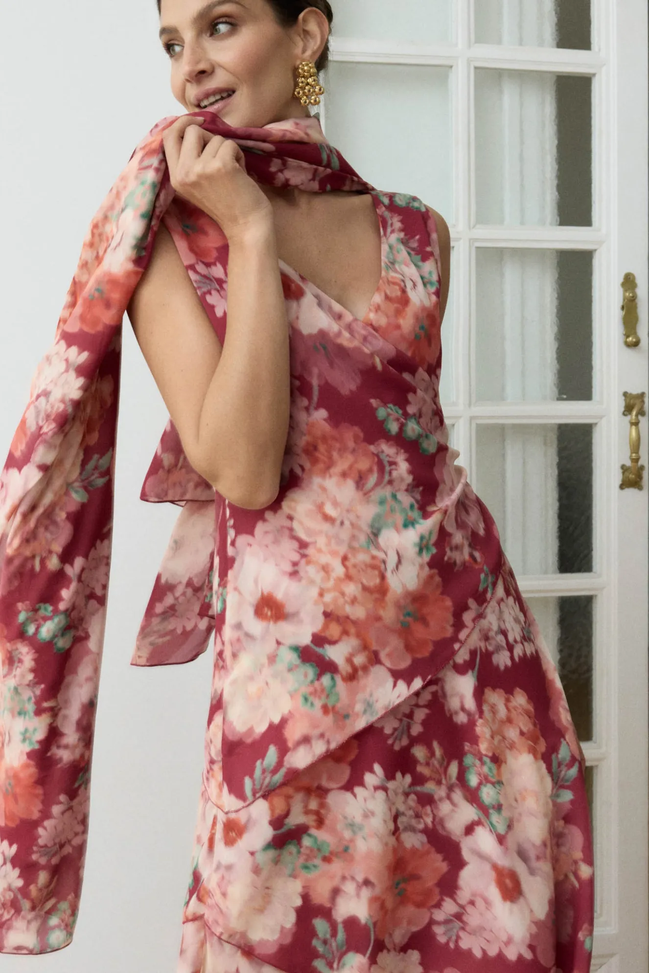 RENÉE Print Rose Dress