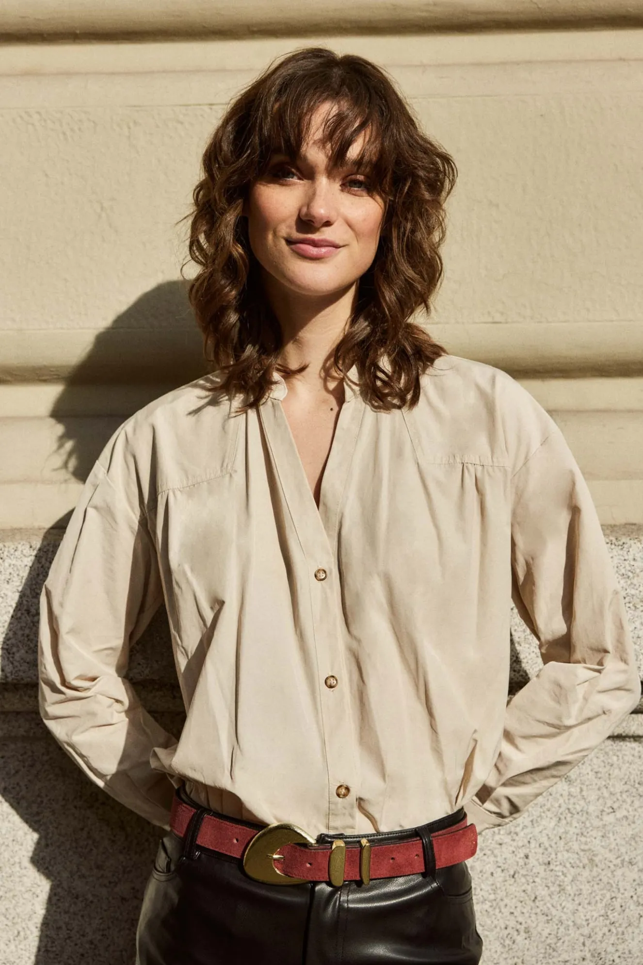 RUSSEL Beige Blouse