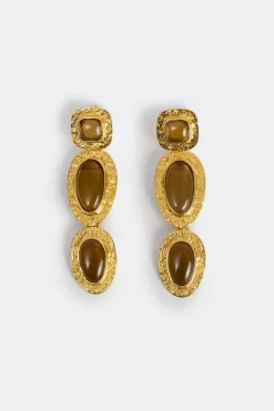 TEMIS Earring Brown