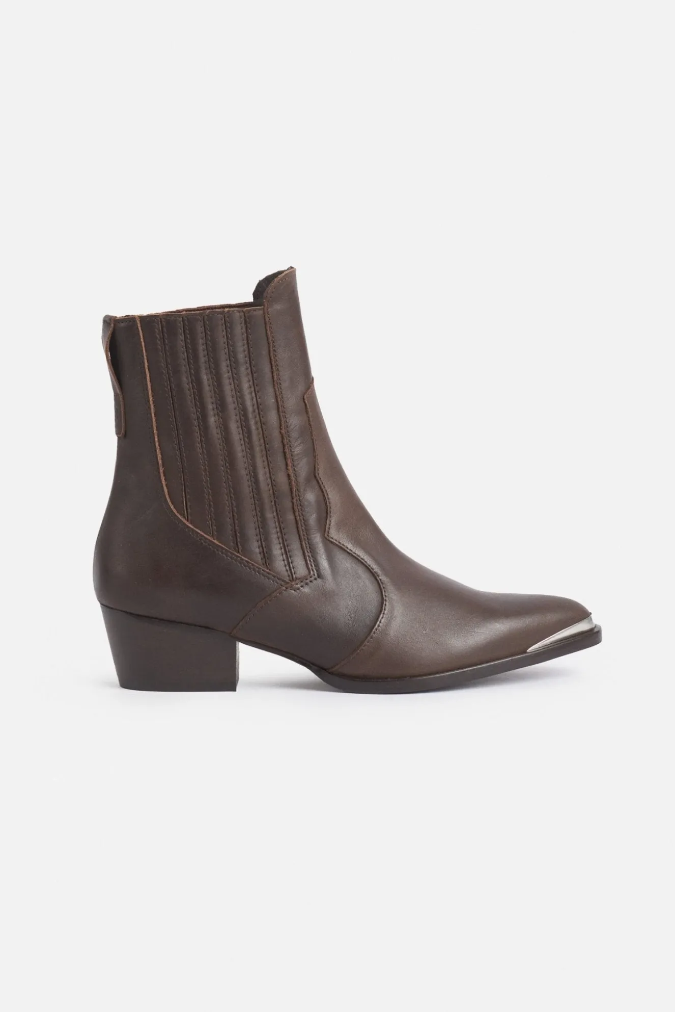 VALENTINA Ankle Boot Brown Leather