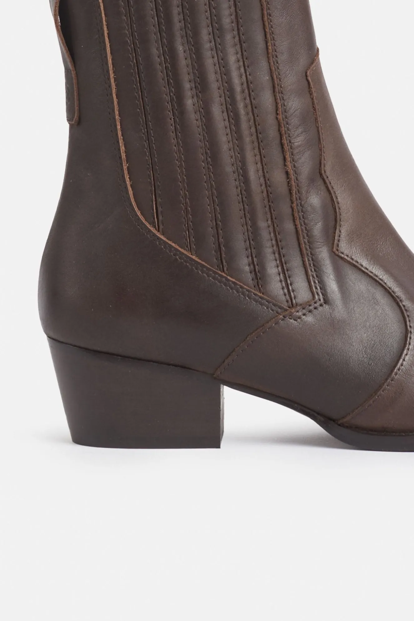 VALENTINA Ankle Boot Brown Leather