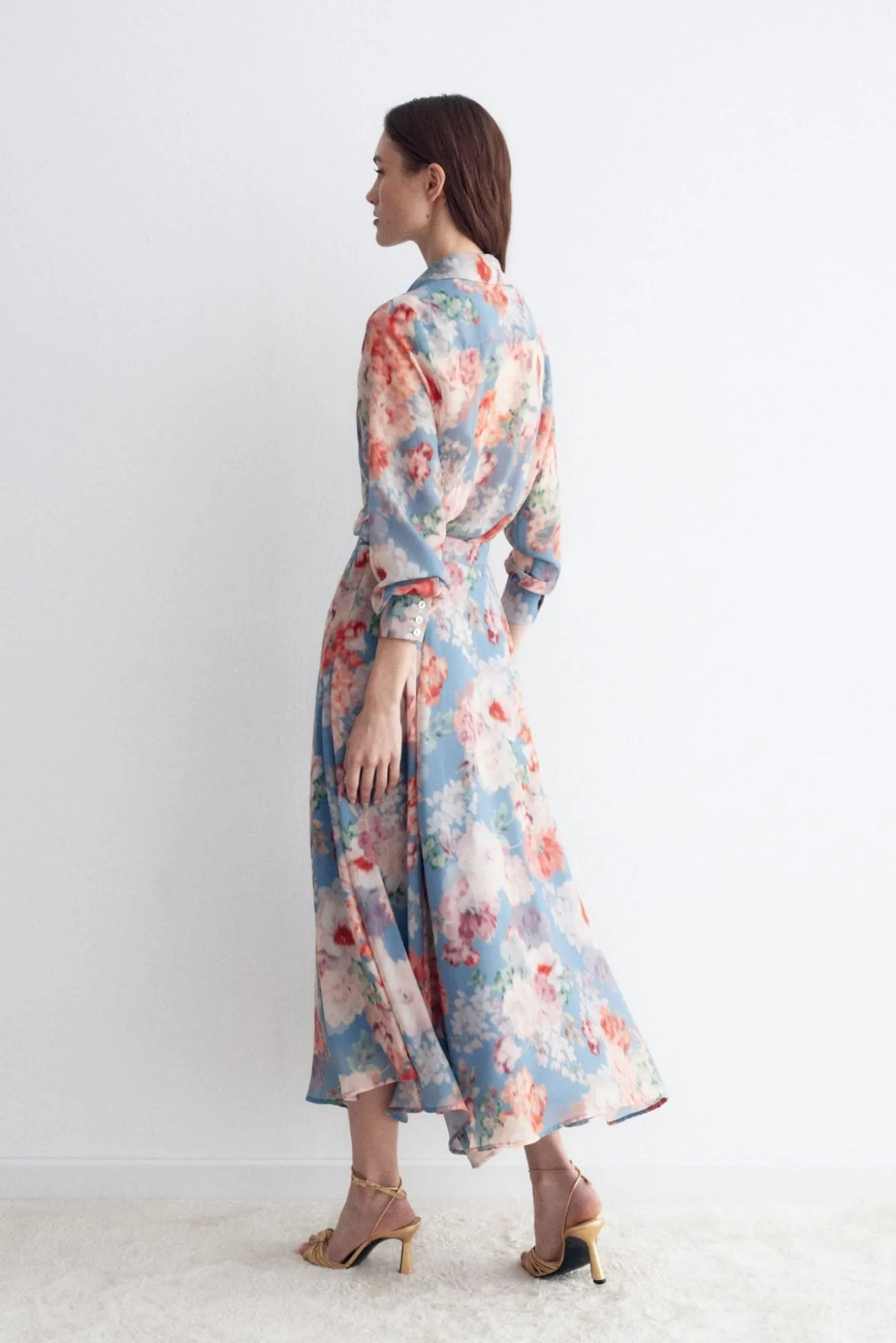 WAVE Print sky skirt